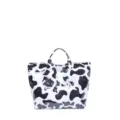 Stijlvolle zwart-witte koeienprint lakleer tote tas voor dames dagelijks gebruik. - Eén maat / 3616 Koe