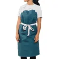 Tablier de cuisine en toile réglable avec plusieurs poches pour la cuisson et la restauration. - Bleu lac