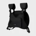Schwarze taktische Brusttasche multifunktionale Westentasche Streetwear Sportrucksack - Schwarz