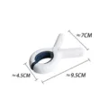 Large windproof quilt clip, white and blue plastic clothes peg for secure drying. - Blue