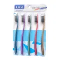 Adult soft bristle wide head toothbrush 5-pack, home daily oral cleaning tool set. - 5 Pack White Cards