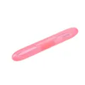 Custodia per spazzolino portatile rosa, scatola organizer da viaggio in plastica per dentifricio. - Rosso