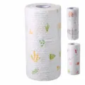 Rollo de paño de cocina no tejido impreso, toalla de limpieza absorbente, 130 hojas. - Impresión en color 20*20 cm 130 piezas