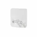 Clear traceless plug hook for wall mounting, waterproof and seamless, 6x6cm size for kitchen. - Power Plug Hook