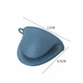 Blue Silicone Heat Resistant Pinch Mitts 2 Pcs Kitchen Anti Scald Bowl Clip Protector - Silicone Gloves / 2 Pieces/Pack / Blue