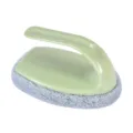 Cepillo de esponja de limpieza con mango verde para olla azulejo bano cocina SKU - Verde
