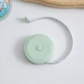 Metro a nastro retrattile rotondo 1,5m flessibile righello morbido per vita corpo cucito verde - Verde