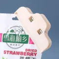 Durable plastic food sealing clip for snack bags, moisture-proof kitchen storage tool. - Beige