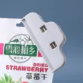 White plastic food sealing clips for snack bags, heavy duty moisture proof clamp. - Gray