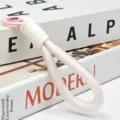 Pink and white woven phone lanyard wrist strap keychain stylish braided accessories - Single Rope 5