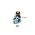 Cute Black Cat Leaf Enamel Metal Charm DIY Jewelry Pendant 24.5x16mm Accessory Parts - 13#