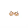 Schelp Parel Geëmailleerd Legering Oorring Bedels Variant, Gele Oceaan Stijl DIY Accessoires - Oranje Schelp