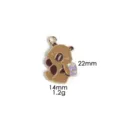 Cute capybara enamel metal charm pendant diy jewelry making accessories necklace keychain item. - #13 Purple Backpack