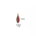 Zinklegering rode emaille esdoornblad bedel hanger DIY sieraden maken accessoires 27x8.5mm - 19# Wijnrood blad