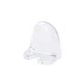 Transparent Electric Shaver Holder Wall Mounted Razor Storage Rack Bathroom Organizer - Manual Razor Hook / Clear