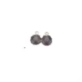 Colgantes de concha de perla de aceite de aleacion para pendientes DIY joyeria. - 19*13mm / Negro