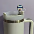 Silicone straw cover with first aid box design, cute dust plug accessory for tumblers and cups. - Image 6 (Excludes Straw & Cup)