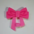 Pink silicone straw cover bow 10mm tumbler dust plug cute straw topper reusable straw accessory - Pink