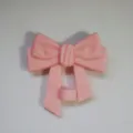 Pink silicone bow straw topper 10mm cute dust proof cover reusable tumbler accessories - Pink