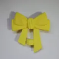 Yellow silicone bow straw cover dust plug for 10mm cups tumbler accessories cute reusable - Yellow