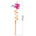 Cartoon dinosaur spiral plastic drinking straw kids party fun beverage straw 27cm long - Random Color