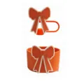 Siliconenstrik rietje afdekkap en koptelefoon hoes set voor beker, orange accessoires. - Oranje (zonder beker)