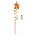 Cute cartoon baby dinosaur plastic spiral drinking straw for kids party drinks, 27cm length. - Random Color