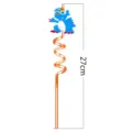 Cartoon dinosaur shape plastic spiral straw for kids party drinks and birthday celebration use. - Random Color