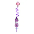 Valentine's reusable plastic crazy loop straw with cute card and milkshake design. - Style 5