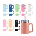 Copricanna in silicone colorato con grazioso design a margherita, accessori antipolvere per tazze. - Stile 7
