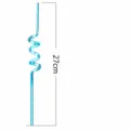 Summer beach theme PET spiral drinking straw for children pool party beverage 27cm long - Style 3