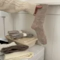 Cozy solid color ribbed wool mid-tube socks, winter warm and soft daily wear style. - One Size / Camel