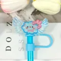 Cute acrylic wing cloud straw cover reusable drinking straw topper dust-proof cap for tumblers. - Image 35