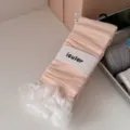 Pink Japanese style lace leg warmers sweet Lolita JK stack socks variant style option - One Size / Light Orange