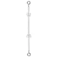 Perla lazo cordon cadena telefono pulsera correa accesorio de moda bonito chic elegante - Lazo de Perlas / Blanco