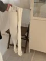 Medias de punto blancas mujer estilo tierno pantis finos verano ajuste delgado basico - Talla única / Crema