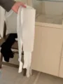 Witte gebreide panty vrouwen zomer dun slanke benen sokken zoete stijl mode nieuw - Eén maat / Puur wit