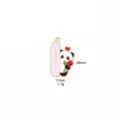 Leuke panda emaille bedel DIY metalen hanger voor ketting armband sieraden accessoires. - 1# Letter I