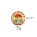 Juneteenth thema zinklegering hanger bedel, vrijheid dag sieraden accessoire ontwerp. - 3# Ronde vuist