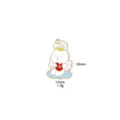 Zinc alloy heart rabbit pendant DIY jewelry accessory for necklace and keychain crafting. - 16# Cupid Rabbit