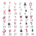 Kerstmis legering emaille bedels hangers DIY sieraden maken accessoires voor oorbellen 30st - Stijl 1