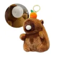 Cute Capybara Plush Keychain Squeeze Bubble Toy Cute Backpack Pendant Birthday Gift - Style 1