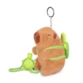 Schattige capybara pluche sleutelhanger met schildpad rugzak, zachte knuffel tas hanger accessoire. - Schildpad Rugzak & Accessoire Stijl