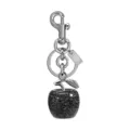 Schicker Glitzer Apfel Schlüsselanhänger und Taschenanhänger mit Metall für Damen Geschenk - Stil 4 (Einzeln)