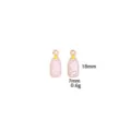 Pendentif biberon en émail rose, accessoire bijoux DIY en alliage de zinc pour collier et bracelet. - Biberon rose