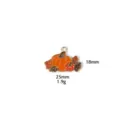Detailopname van de Thanksgiving pompoen geëmailleerde legering bedel hanger DIY sieraden accessoire - Pompoen Druppel Hanger