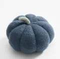 Oreiller en peluche de citrouille bleue style nordique, coussin de sofa doux pour decoration maison. - 35cm / Bleu