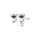 Schattige siamese kat zinklegering hanger voor DIY sieraden, kettingen en sleutelhanger accessoires. - 4# Stippenkat