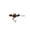 DIY devil cat bat wings metal pendant charm for necklace bracelet Halloween jewelry accessories. - #10 Black Bat