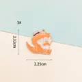 Leuke oranje tekenfilm dier geëmailleerde bedel DIY sieraden accessoire hanger voor armband. - Otter